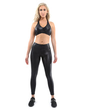 Load image into Gallery viewer, CORTINA ACTIVEWEAR SET - LEGGINGS &amp; SPORTS BRA - BLACK [MADE IN ITALY]