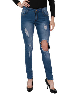 USHER DISTRESSED JEANS