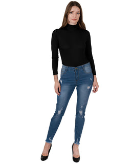 VIA RODEO HIGH WAISTED SKINNY JEANS