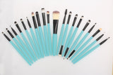 ZAINA MAKEUP BRUSH SET - TEAL