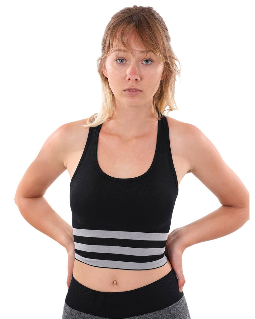 CASSIDY SPORTS BRA - BLACK