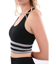 Load image into Gallery viewer, CASSIDY SPORTS BRA - BLACK