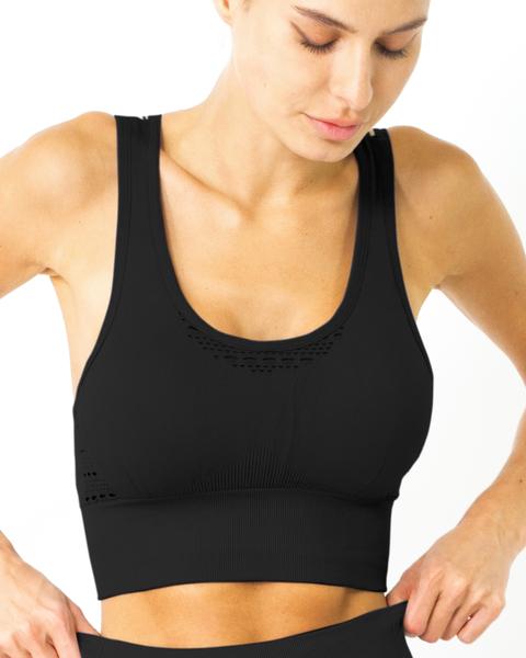 MESH SEAMLESS SET - BLACK