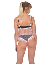 Load image into Gallery viewer, HYTHE LACE LINGERIE BODYSUIT - WHITE