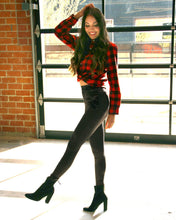 Load image into Gallery viewer, CEMIZO LONG SLEEVE FLANNEL SHIRT - RED