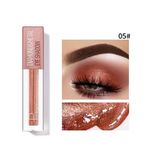 Load image into Gallery viewer, PUDAIER DIAMOND SHIMMER &amp; GLOW LIQUID EYESHADOW | MATTE FINISHED - COLOR #05 COPPER