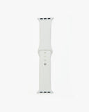 SILICONE APPLE WATCH BAND - WHITE