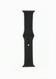 SILICONE APPLE WATCH BAND - BLACK