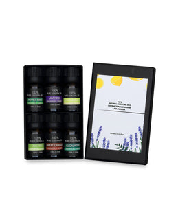 ESSENTIAL OILS - 6 SCENT PACK - 100% NATURAL